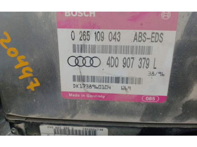 Блок управления АБС 4D0907379L, 0265109043   Audi A6 S6 C4 4A