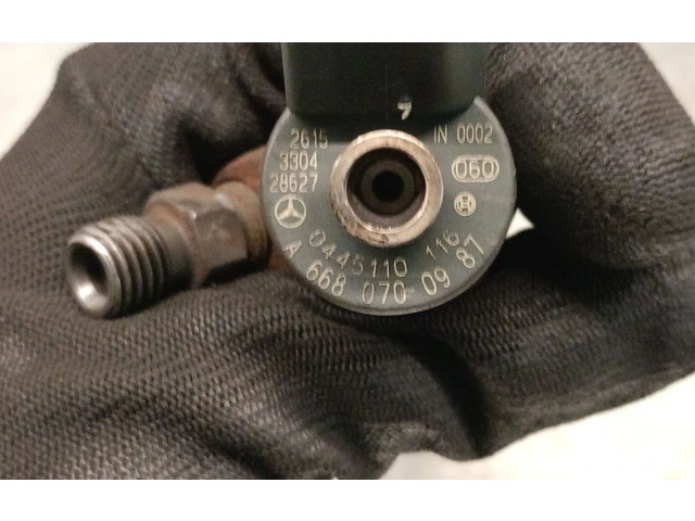 Vstřikovač A6680700987, 0445110116BOSCH   Mercedes-Benz A W168    668942 