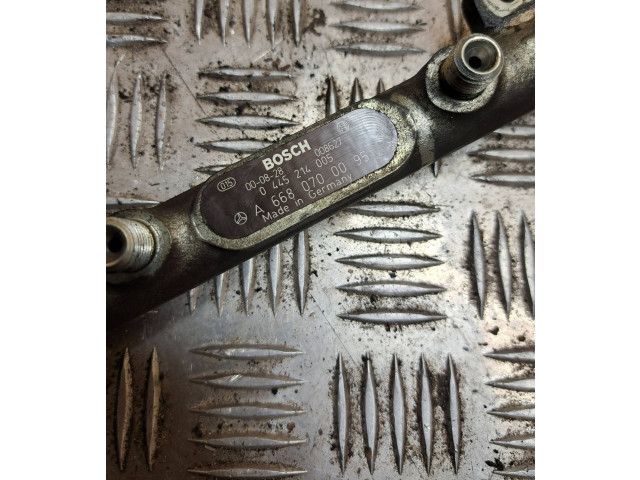 Vstřikovací lišta A6680700095, 0445214005   Mercedes-Benz A W168     