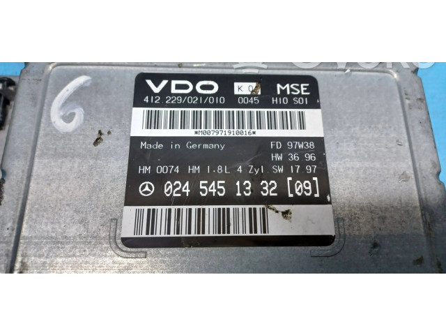 Řídící jednotka 0245451332, M007971910016   Mercedes-Benz C W202 1997