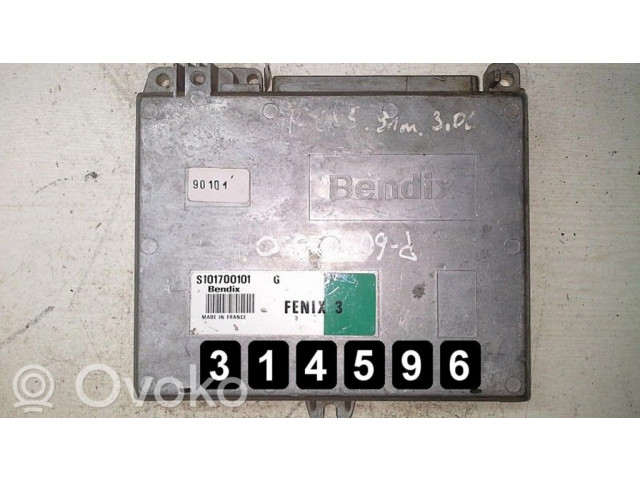 Блок управления двигателя S101700101   Peugeot 605