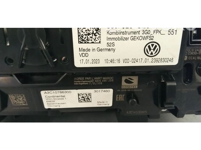 Přístrojová deska  Volkswagen Tiguan 2023 3G0920320D  