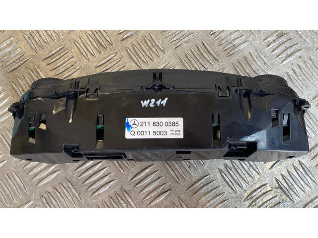 Блок управления климат-контролем 2118300385, HW0303   Mercedes-Benz E W211