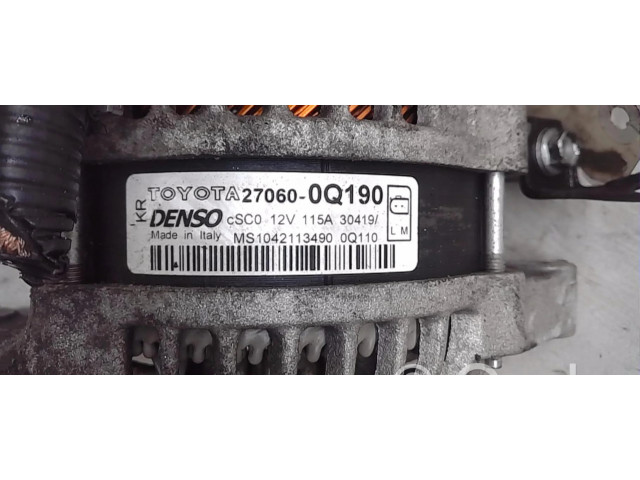 Генератор 270600Q180   Toyota Aygo AB40 1.0     