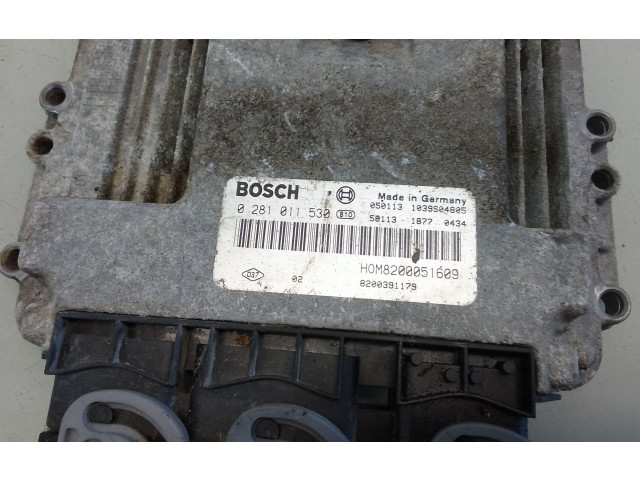 Řídící jednotka 0281011530, 8200391179   Renault Trafic II (X83) 2002