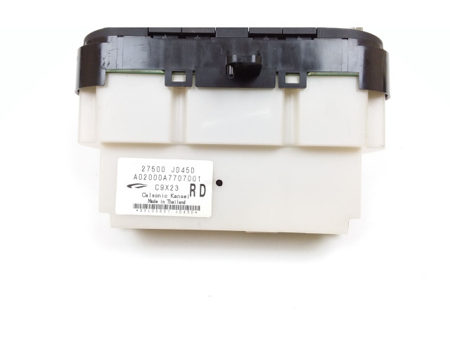 Блок управления климат-контролем 27500JD45D, A02000A7707001   Nissan Qashqai
