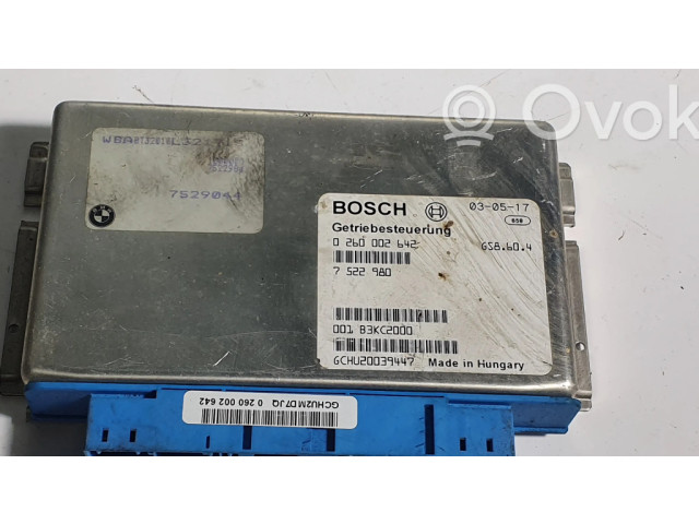 Блок управления коробкой передач 0260002642, 7522980   BMW 3 E46