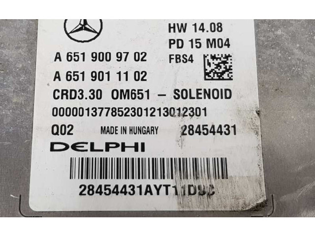 Řídící jednotka A6519009702, 6519009702   Mercedes-Benz A W176 2015