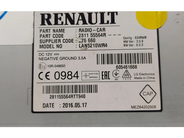 Дисплей    281155564R   Renault Clio III