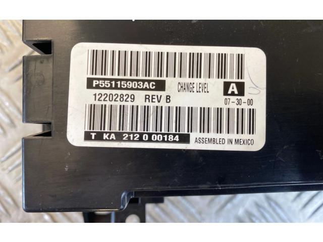 Блок управления климат-контролем P55115903AC, 12202829   Jeep Grand Cherokee (WJ)