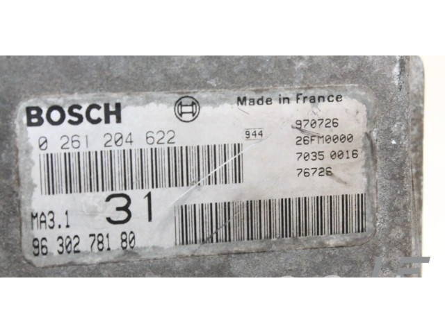 Блок управления двигателя 0261204622   Citroen Saxo