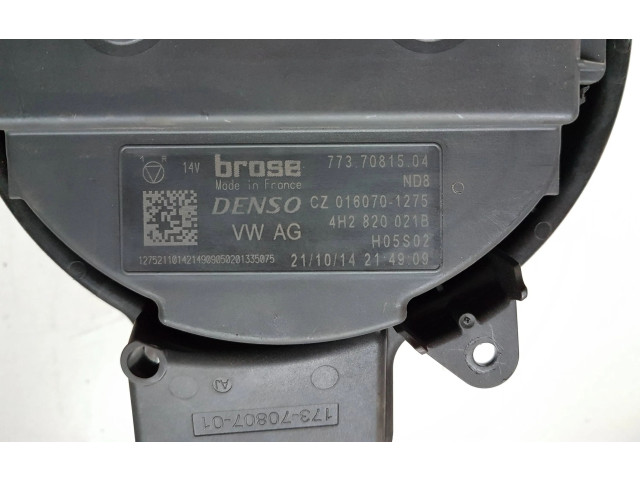 Вентилятор печки    7737081504, 4H2820021B   Audi A6 S6 C7 4G