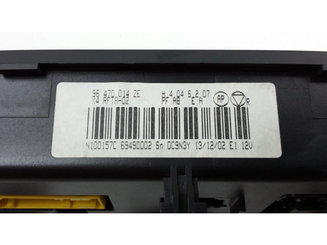 Блок управления климат-контролем 96470014ZE, N100157C   Citroen C5