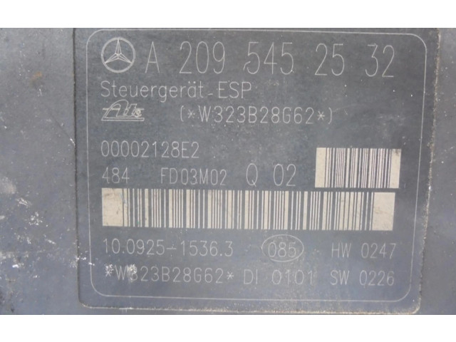 Блок управления АБС A2034310812   Mercedes-Benz C W203