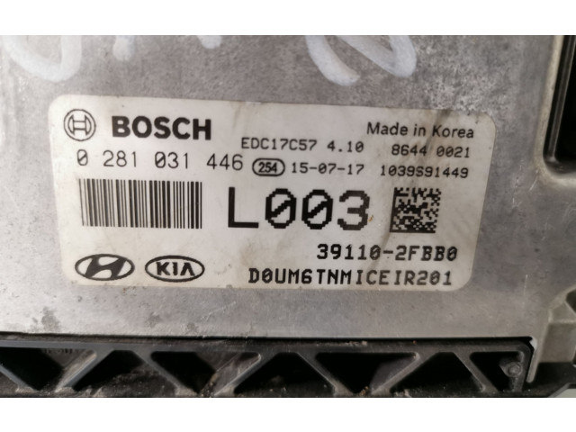Řídící jednotka 0281031446   KIA Sorento 2016