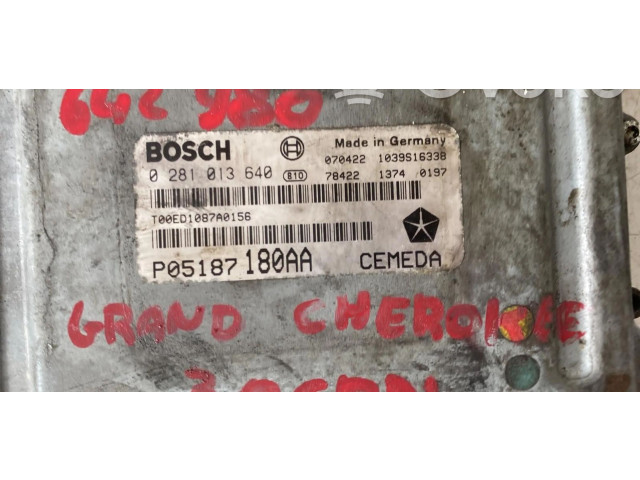 Řídící jednotka 0281013640, 0281013640   Jeep Cherokee 2008