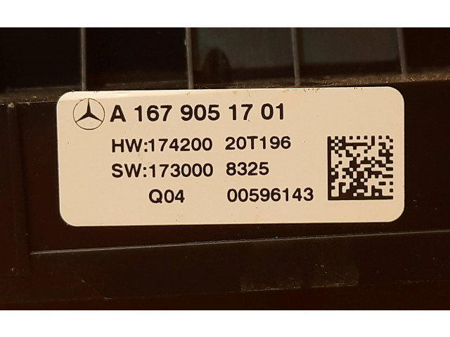 Блок управления климат-контролем A1679051701, A1679051701   Mercedes-Benz GLE W167