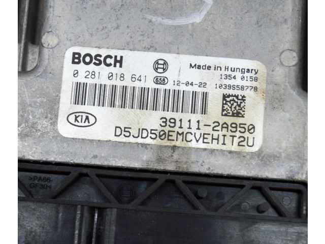 Řídící jednotka 0281018641, 391112A950   KIA Ceed 2012