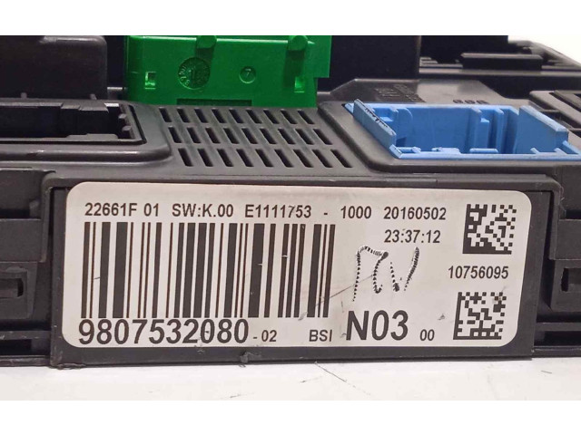 Vstřikovací lišta 9807532080, 1611785780   Peugeot 2008 I    HNZ 