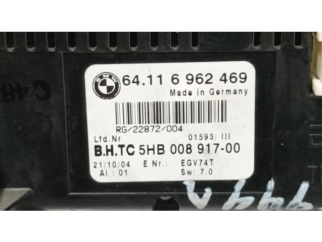 Блок управления климат-контролем 64116962469, 5HB00891700   Mini One  Cooper R50  53