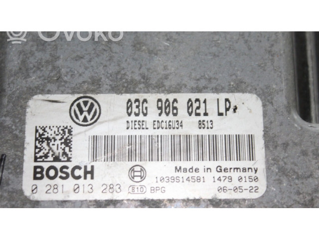 Řídící jednotka 03G906021LP, 0281013283   Seat Altea 2004