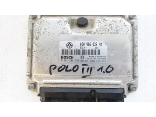 Řídící jednotka 0261206750, 030906032AM   Volkswagen Polo III 6N 6N2 6NF 2000