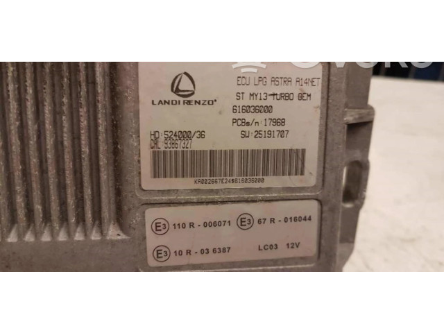 Řídící jednotka 616036000   Opel Astra J 
