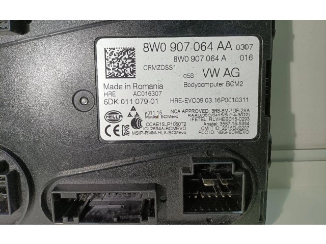 Блок предохранителей 8W0907064AA, 8W0907064AA    Audi A4 S4 B9 2015 - 2019 года