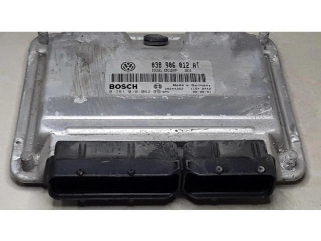 Řídící jednotka 038906012AT, 0281010062   Seat Toledo II (1M) 2002
