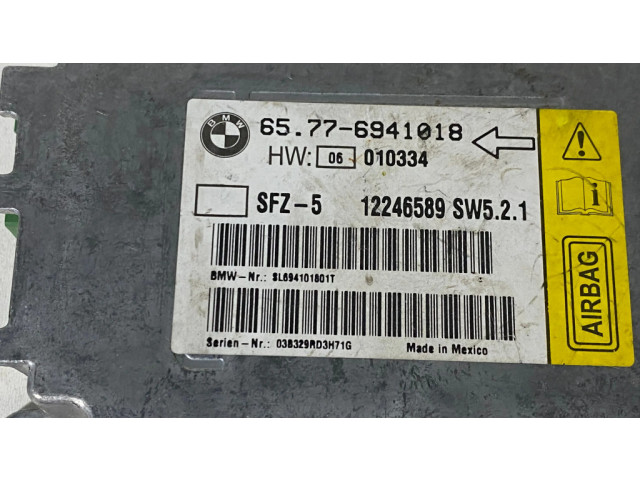 Блок подушек безопасности 6941018, 65776941018   BMW 6 E63 E64