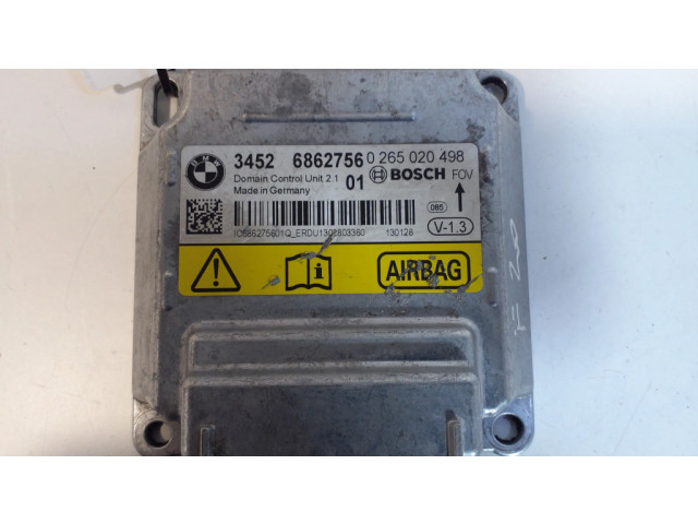 Блок подушек безопасности 6862756, 0265020498   BMW 1 F20 F21