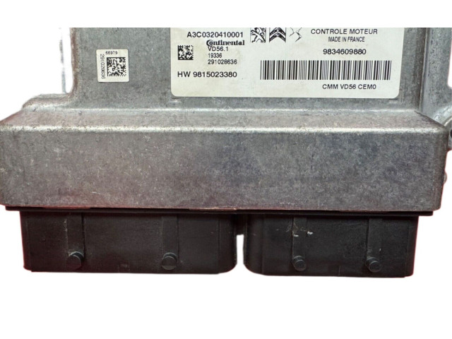 Řídící jednotka 9834609880, 9815023380   Opel Crossland X 2020