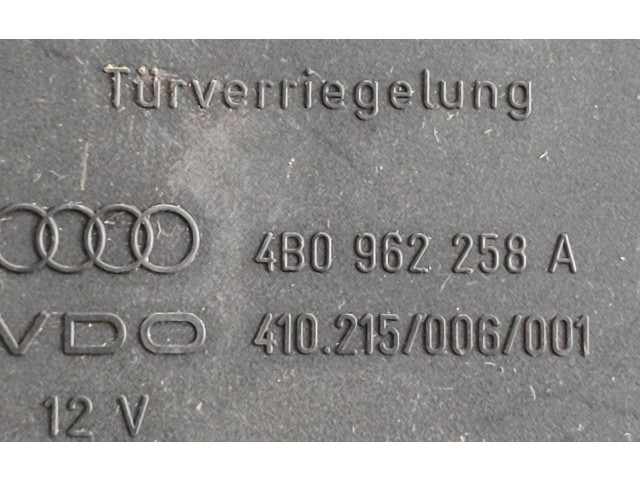 Блок комфорта 4B0962258A, 410215006001   Audi A6 S6 C5 4B   