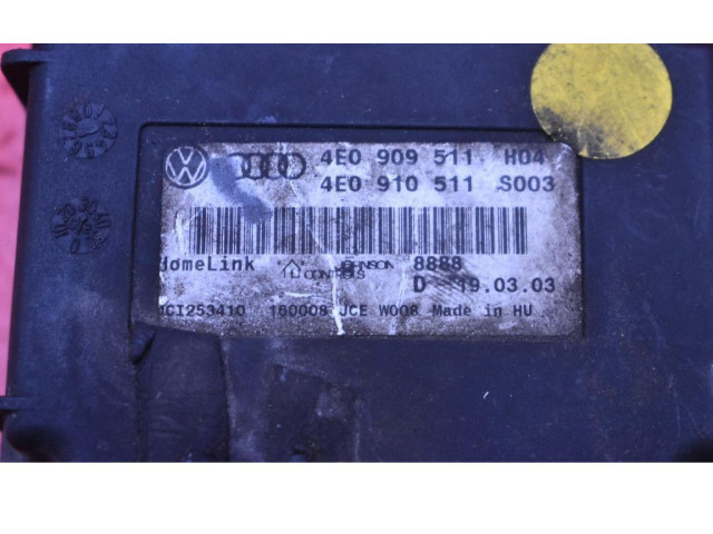 Блок управления двигателем ECU 4E0909511, 4E0909511   Audi A8 S8 D3 4E