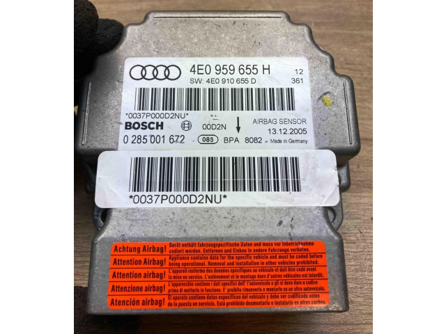 Блок подушек безопасности 4E0959655H, 4E0910655D   Audi A8 S8 D3 4E
