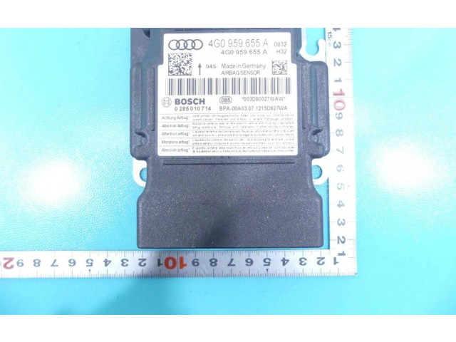 Блок подушек безопасности 4H0959655C, 0285010856   Audi A6 S6 C7 4G