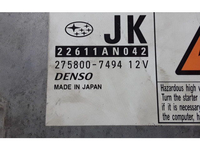 Řídící jednotka 22611AN042, 2758007494   Subaru Legacy 2008