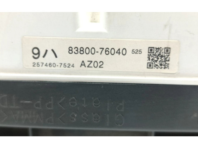 Přístrojová deska  Lexus CT 200H 2011 8380076040  