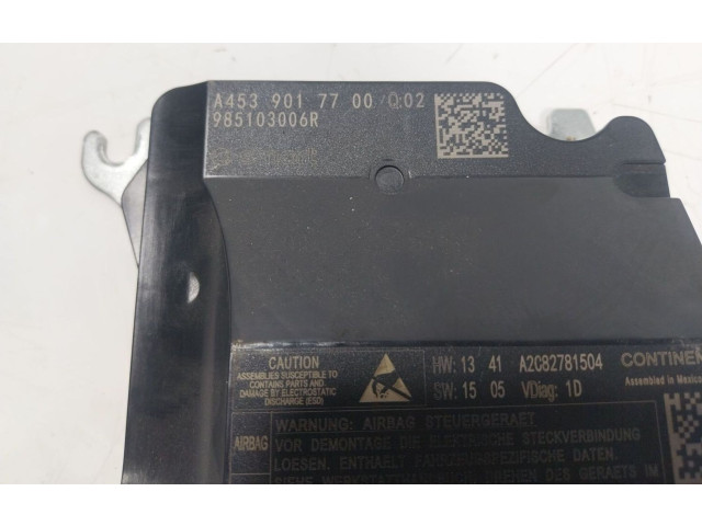 Блок подушек безопасности A4539017700, 985103006R   Smart ForFour II W453