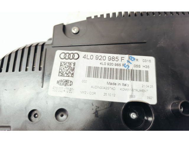 Přístrojová deska  Audi Q7 4L 2013 4L09200985F  