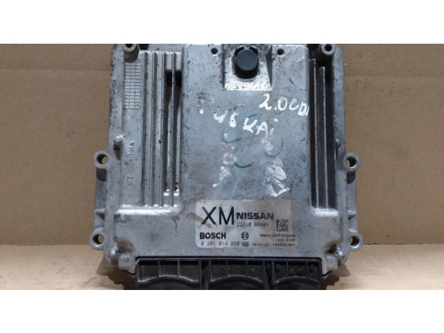 Řídící jednotka 23710BR40A, 0281014858   Nissan Qashqai 2010