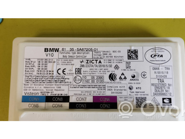 Řídící jednotka 5A57782, 5A67205   BMW 3 G20 G21 2022