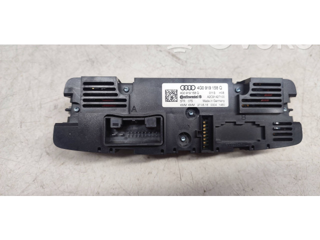 Блок управления климат-контролем 4G0919158Q, A2C91427100   Audi A6 S6 C7 4G