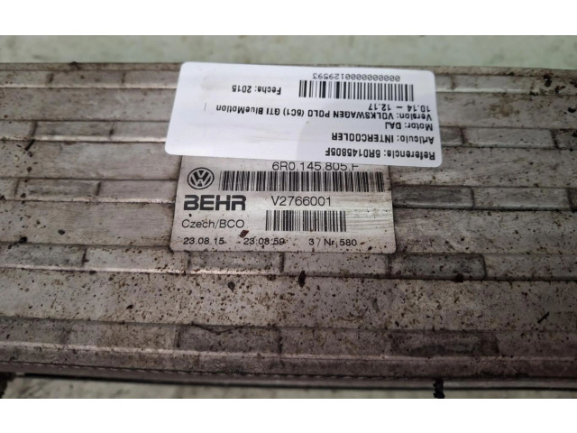 Интеркулер  6R0145805F   Volkswagen Polo 