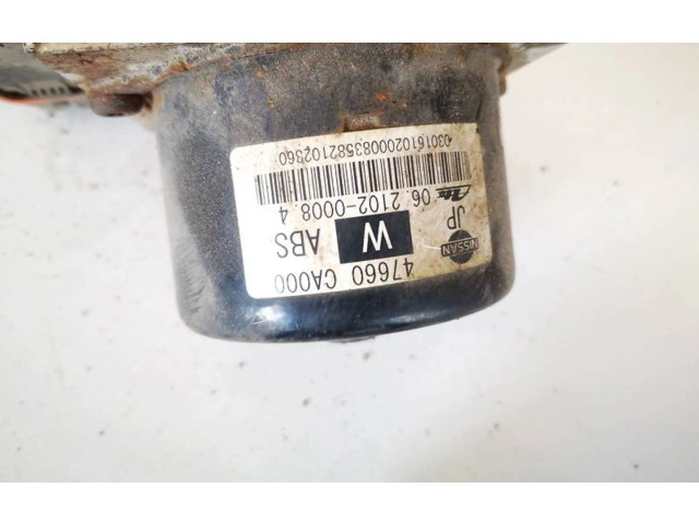Блок АБС 47660va000, 06.2101-0008.4   Nissan  Murano Z50  2002 - 2008 года