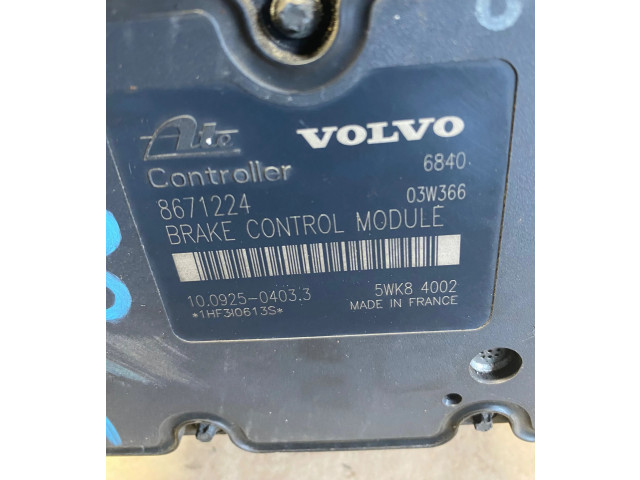 Jednotka ABS 8671224, P08671225   Volvo S80 2002