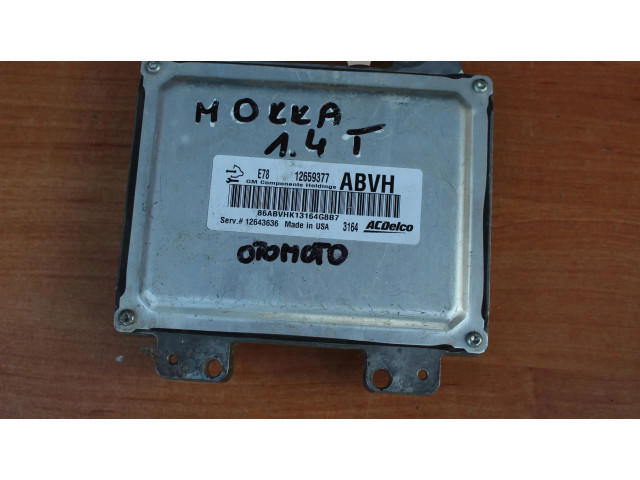 Блок управления двигателя 12659377, 12643636   Opel Mokka