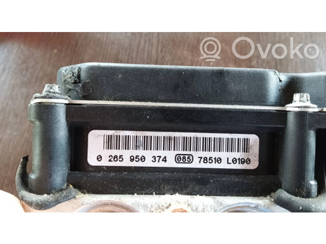 Jednotka ABS 0265950374, 78510L0190   Peugeot 307 CC 2005