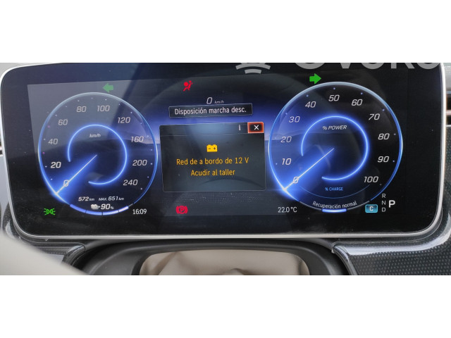 Přístrojová deska  Mercedes-Benz EQS X296 2023 A2979003716  