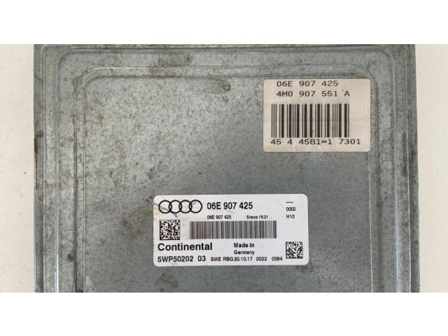 Блок управления двигателя 06E907425, 4M0907551A   Audi Q7 4M